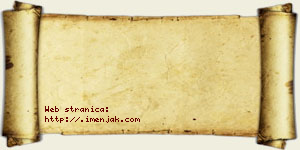 Rumena Ćosić vizit kartica